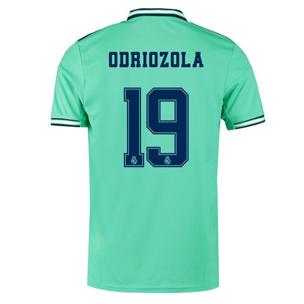 Trikot Real Madrid NO.19 Odriozola Ausweich 2019-20 Grün Fussballtrikots Günstig